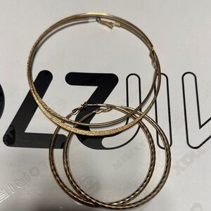 Elegant Gold Hoop Earrings